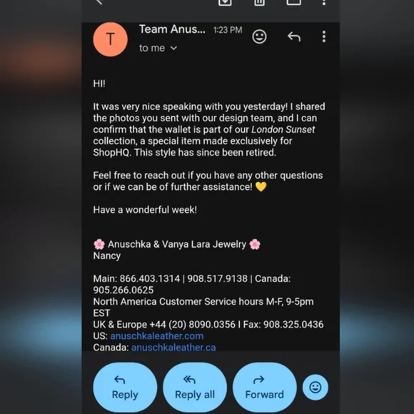 Anuschka London Sunset Handpainted  Leather Wallet - Picture 12 of 12